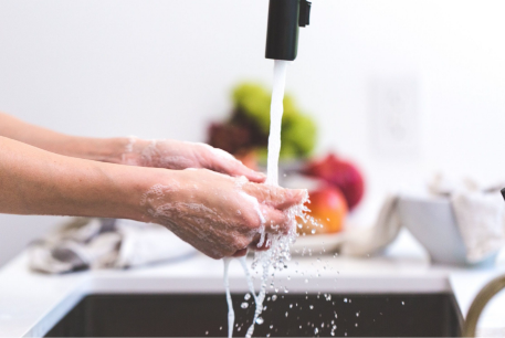 Water uit een kraan